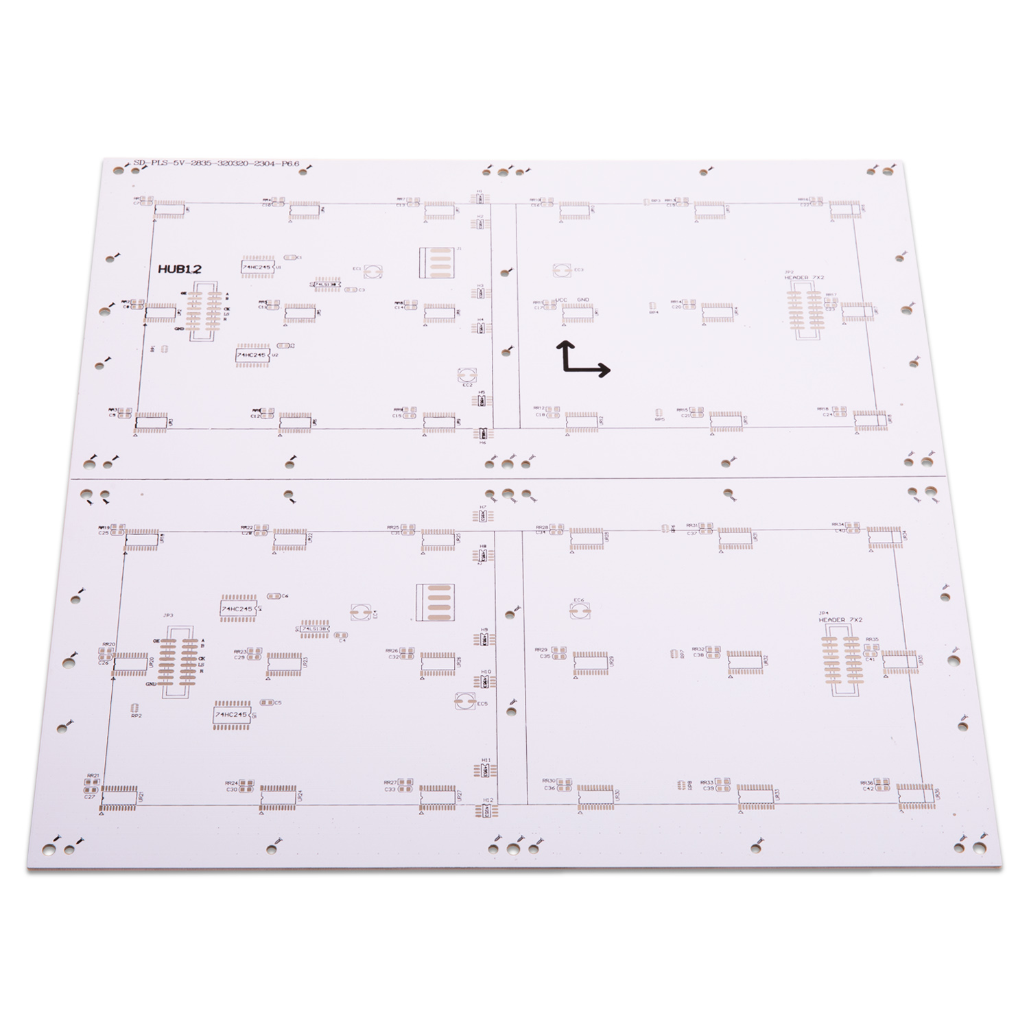 Single-sided Aluminum Base Circuit Board LED  PCB UL& ISO certificated