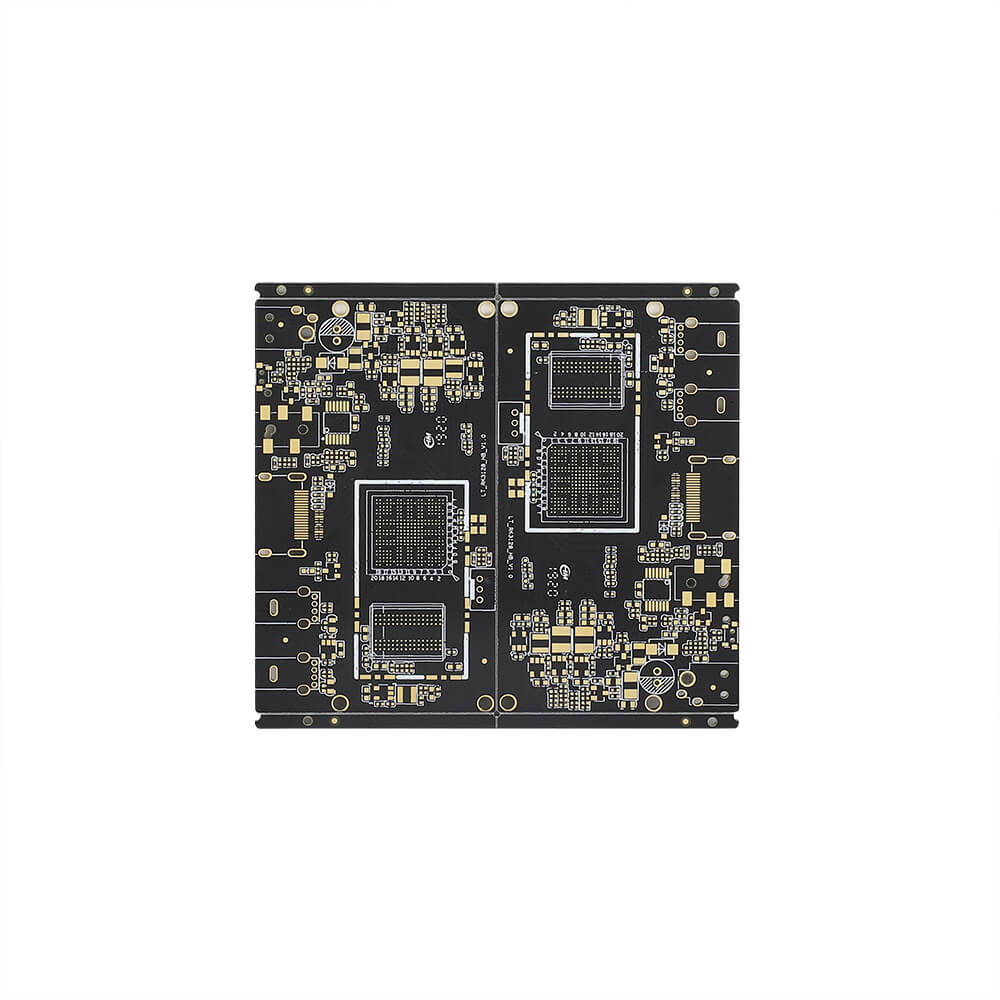 Double Sided Black solder mask FR4 pcb Immersion Gold ENIG