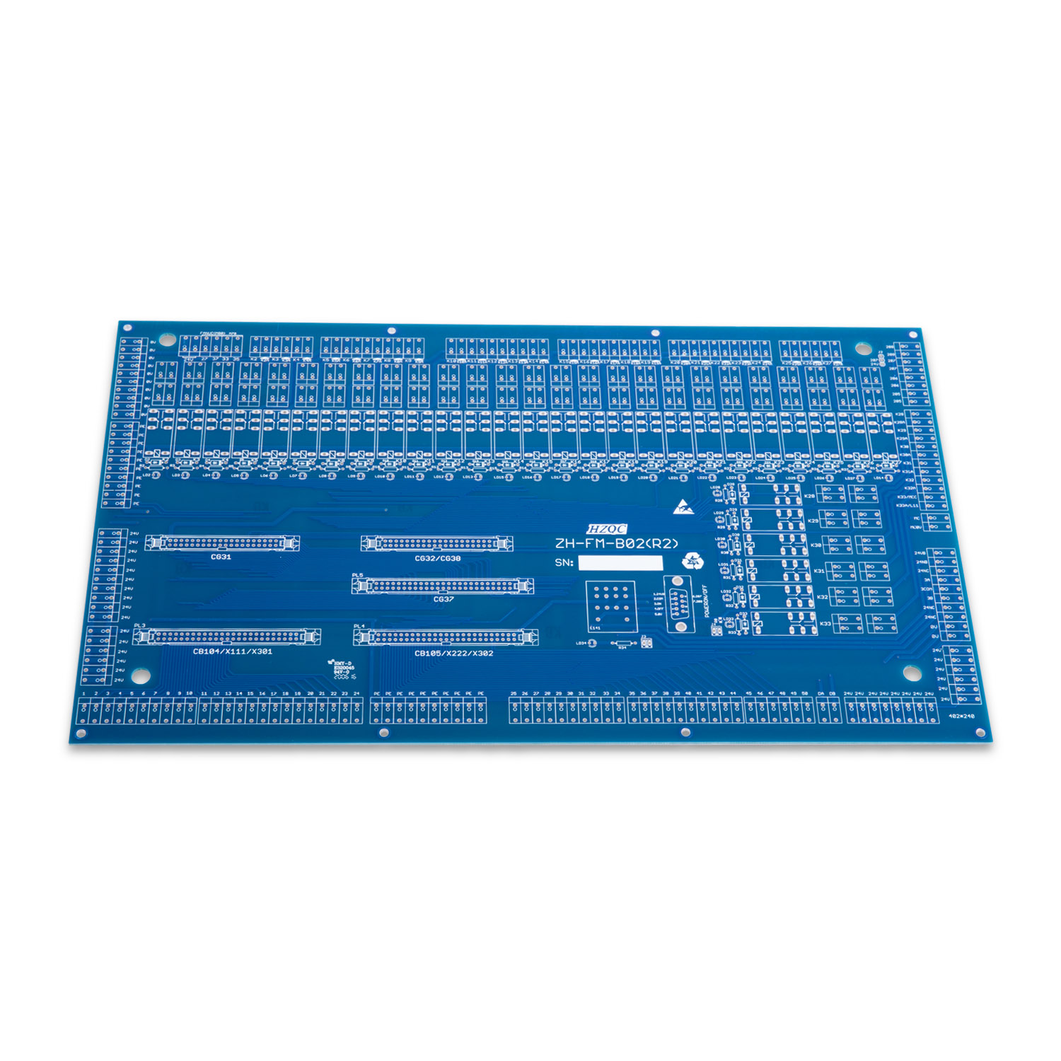 Rigid PCB board Double Sided Printed Circuit Borad factory with manufacturing