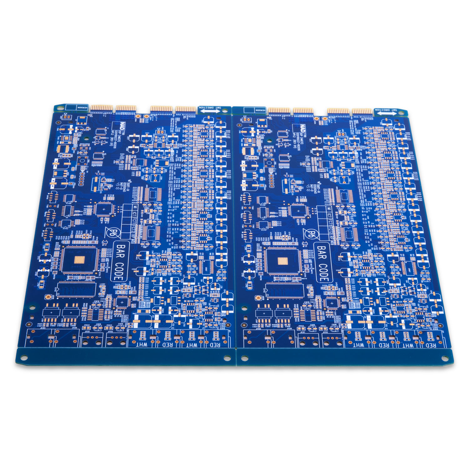 Yellow PCB Double Sided PCB - 2 Layer Printed Circuit Boards 